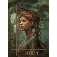 DUTCH LADY DESIGNS GREETING CARD My Thoughts, I Believe